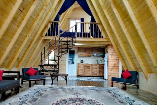 کلبه سوئیسی دو خوابه شاملی سیاهبیل - خالسرا