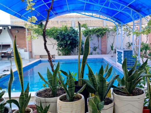 استخر ویلا دو خوابه استخردار عمارت مهستان
