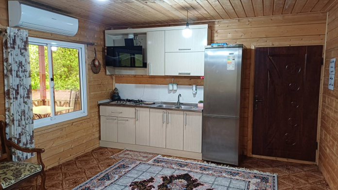 کلبه چوبی دوخوابه جنگلی طاسکوه - ماسال