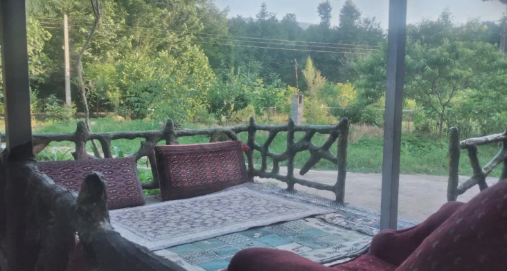ویلا باغ جنگلی بهروز با آلاچیق رو به رودخانه