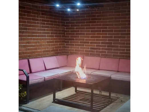 آلاچیق با آتشدان