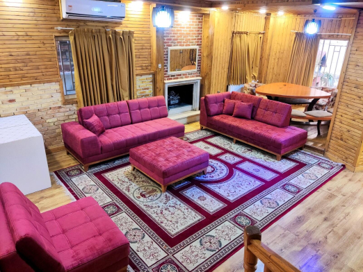 اتاق پذیرایی ویلا استخردار ساحلی مهرسام