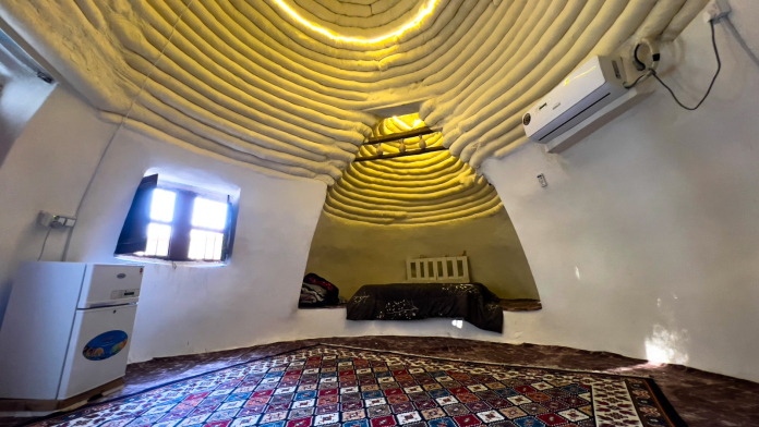 داخل اتاق " گنبدی" مجموعه بومگردی چیرا "اتاق گنبدی"