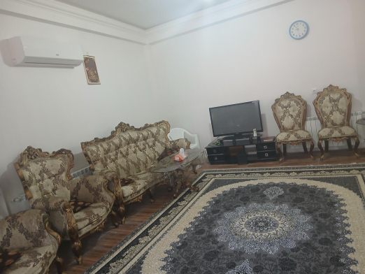 اتاق پذیرایی ویلای ۲خوابه درسنگر