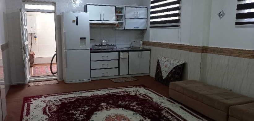 آشپزخانه واحد مبله دو خوابه ساحلی با پارکینگ سرپوشیده