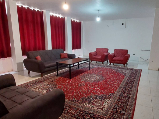 سالن پذیرایی آپارتمان نقش جهان 9 دو خوابه