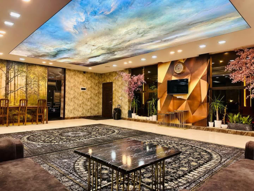 اتاق پذیرایی ویلا عمارت سه خوابه استخردار آبگرم سناتور