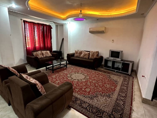 اتاق پذیرایی واحد آپارتمانی تک خواب در طبقه دوم ( 2 )