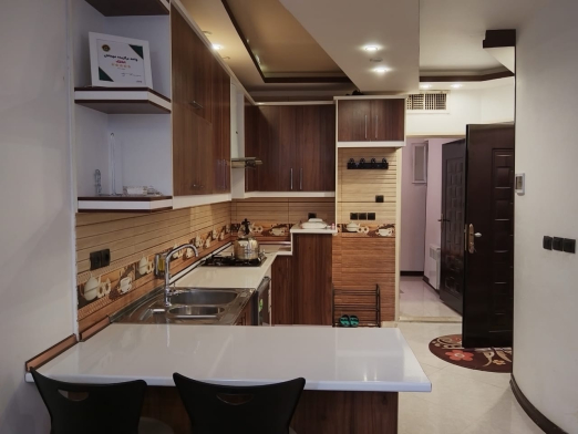آشپزخانه آپارتمان یاس صفائیه واحد 4