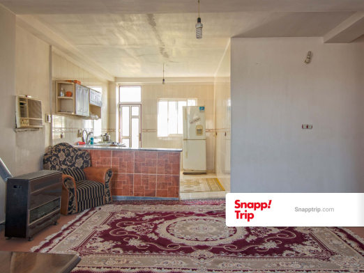 اتاق پذیرایی ویلای دو خواب ۱۱۰ متری حیاط دار