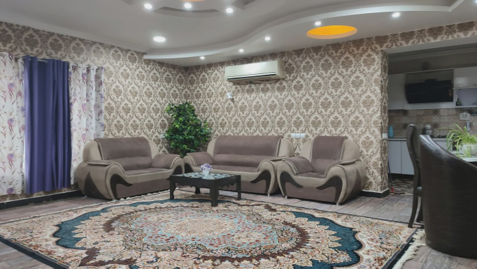 ویلا استخردار آبسرد آسنات با فوتبال دستی