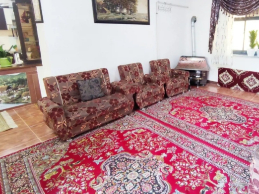 اتاق پذیرایی واحد جنگلی مبله در جاده قلعه رودخان