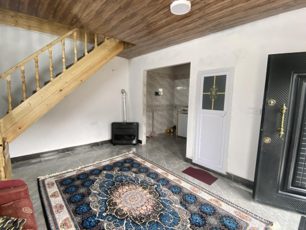 اتاق پذیرایی کلبه دوبلکس چوبی وارش۲