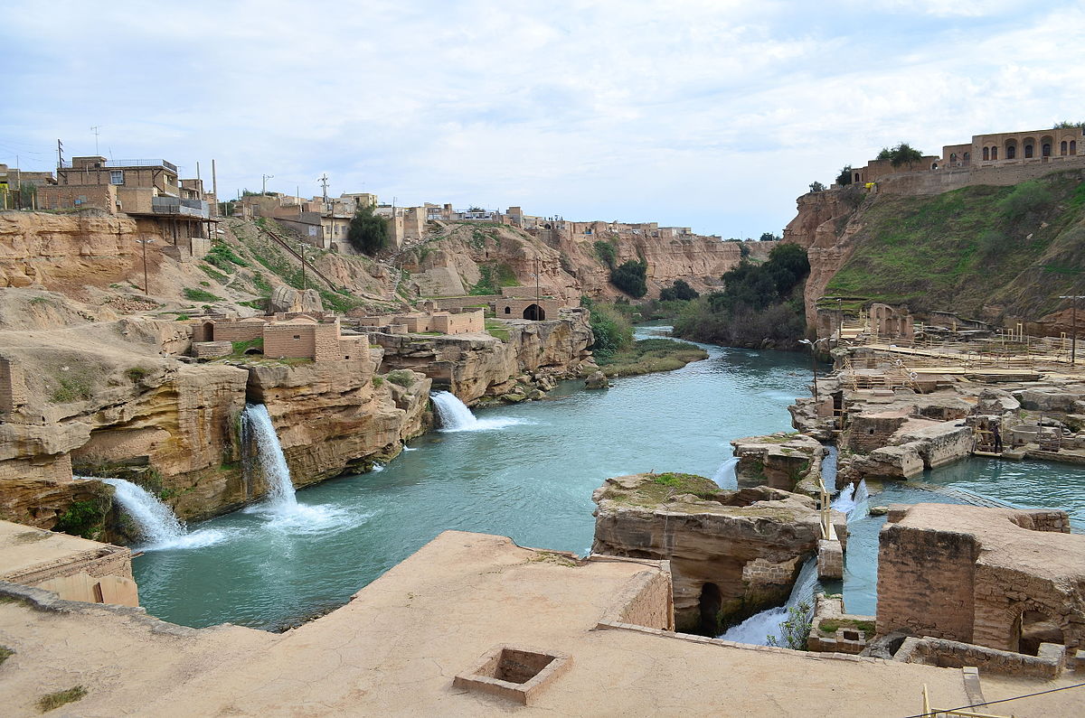 سفر در زمستان به سازه های آبی شوشتر
