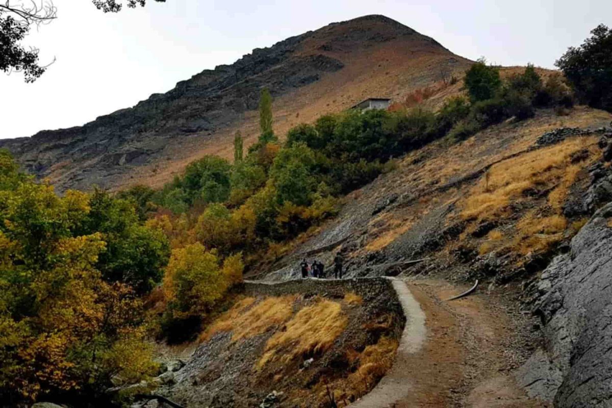 مسیر دسترسی به روستای آهار