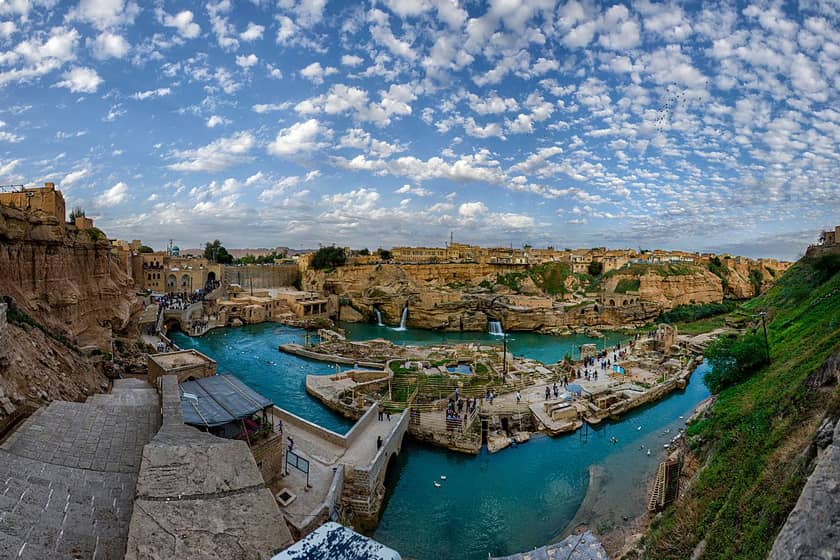 جاهای دیدنی ایران؛ آسیاب‌های آبی شوشتر خوزستان