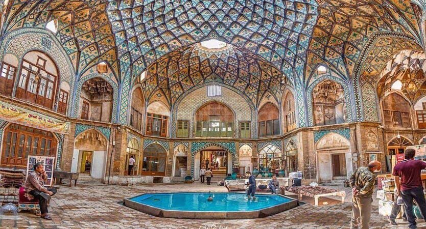 تیمچه امین الدوله در بازار سنتی کاشان 