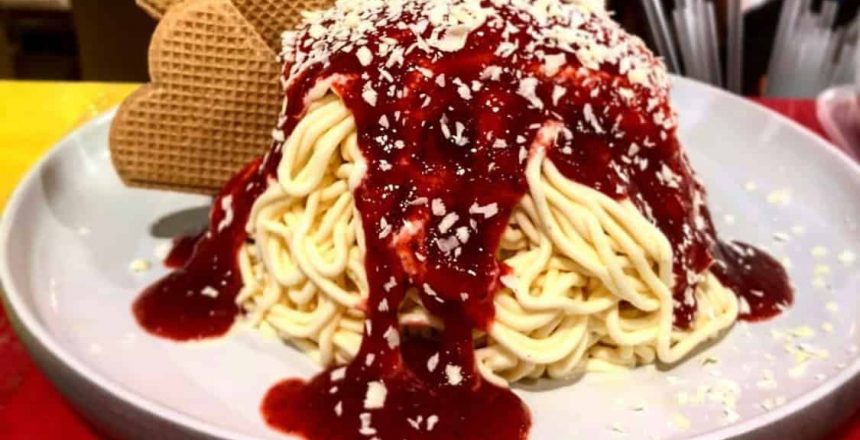 بستنی اسپاگتی آلمان