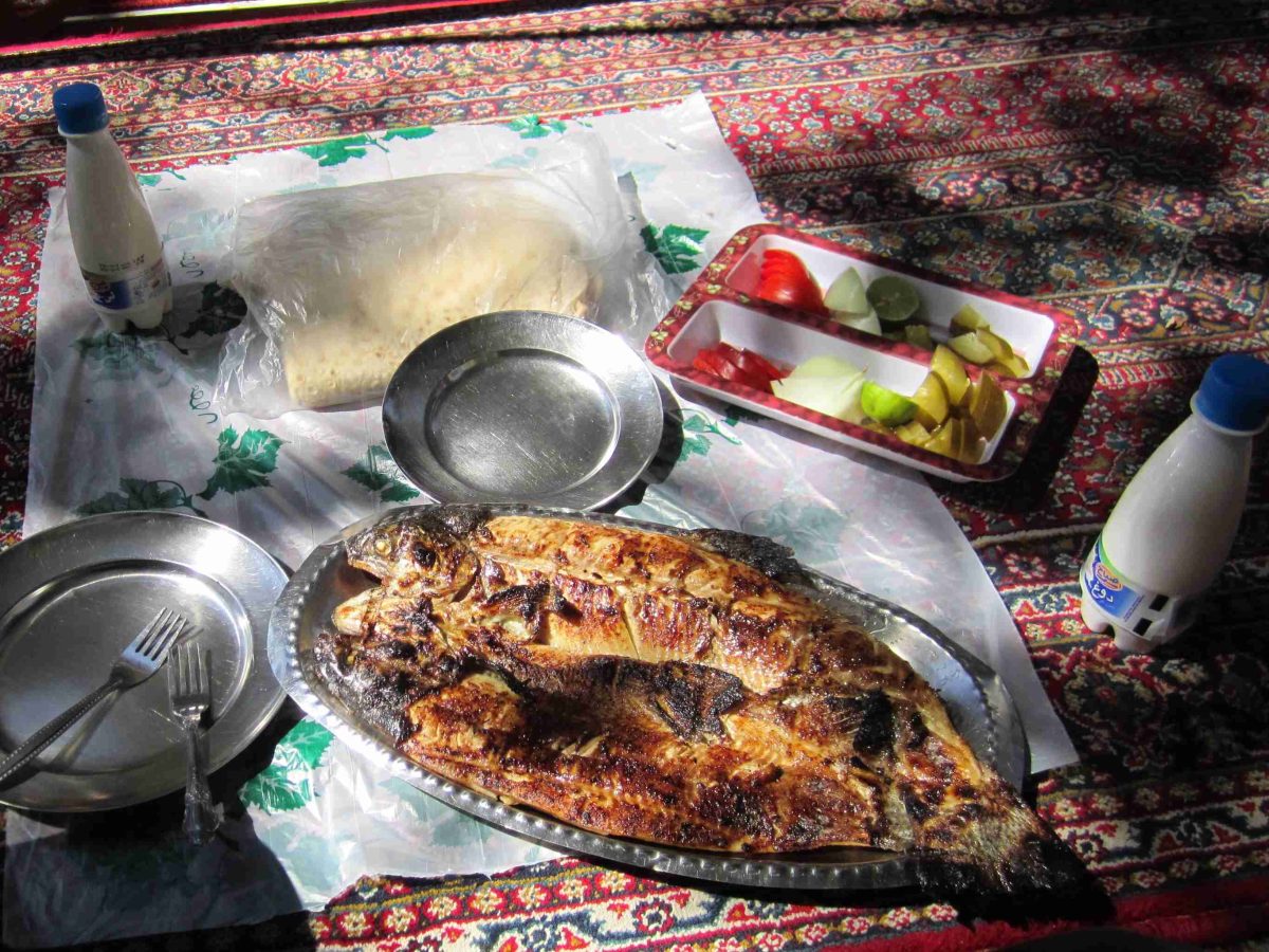 ماهی کبابی ماهی کبابی