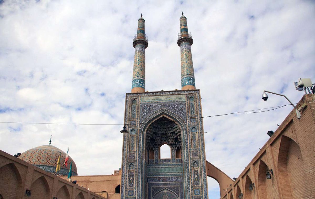 با این مسجد یزد حتما عکس بگیرید